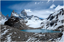 Гора Фитц Рой, национальный парк Лос-Гласиарc, Патагония, Аргентина