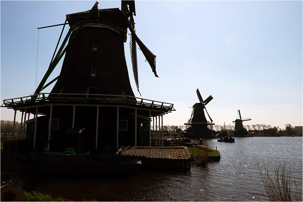 Нидерланды, ветряные мельницы Заансе Сханс